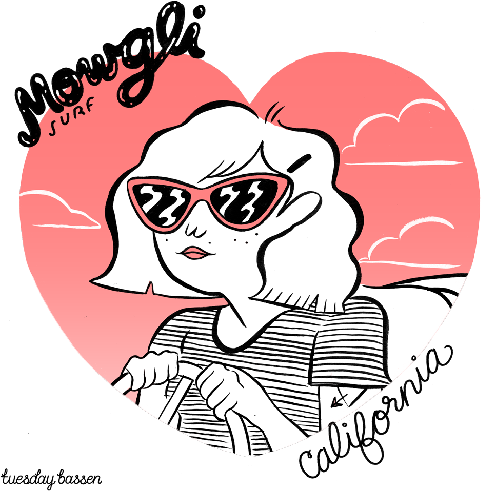 Tuesday Bassen Illustration Cali Girl - Tuesday Bassen Png (998x1000)