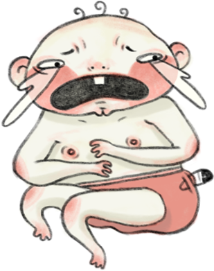 2018 Sheridan Illustration Messages Sticker-3 - Cartoon (408x408)