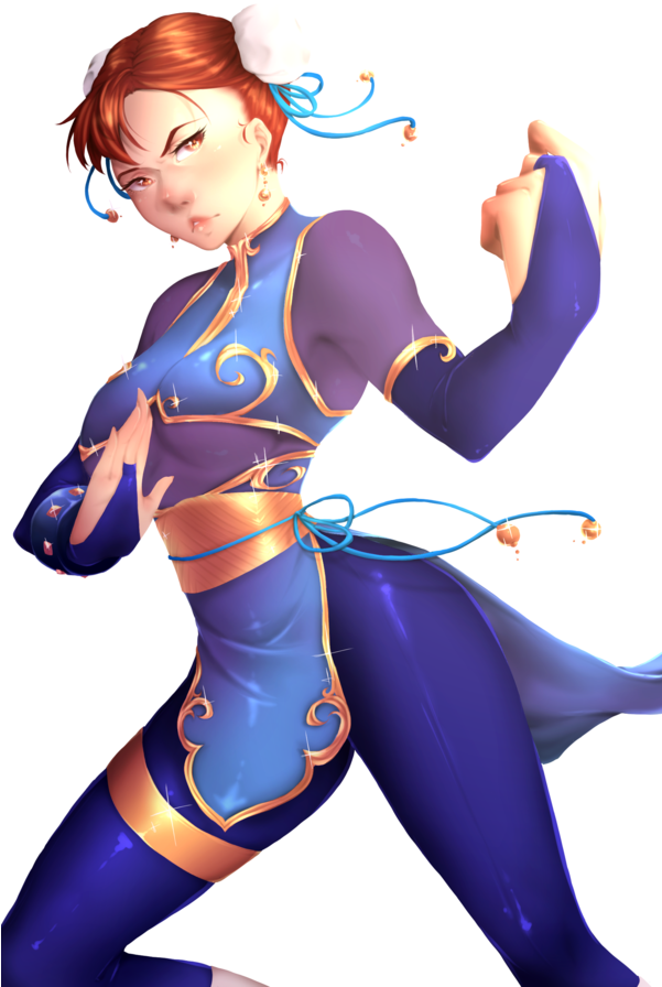 Chun Li Remake By Rika-dono - Cartoon (600x915)