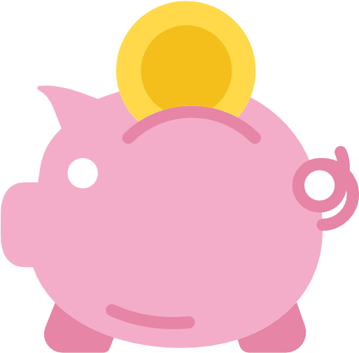 Source - Image - Flaticon - Com - Report - Piggy Bank - Cochinito Alcancia Animado Png (512x512)