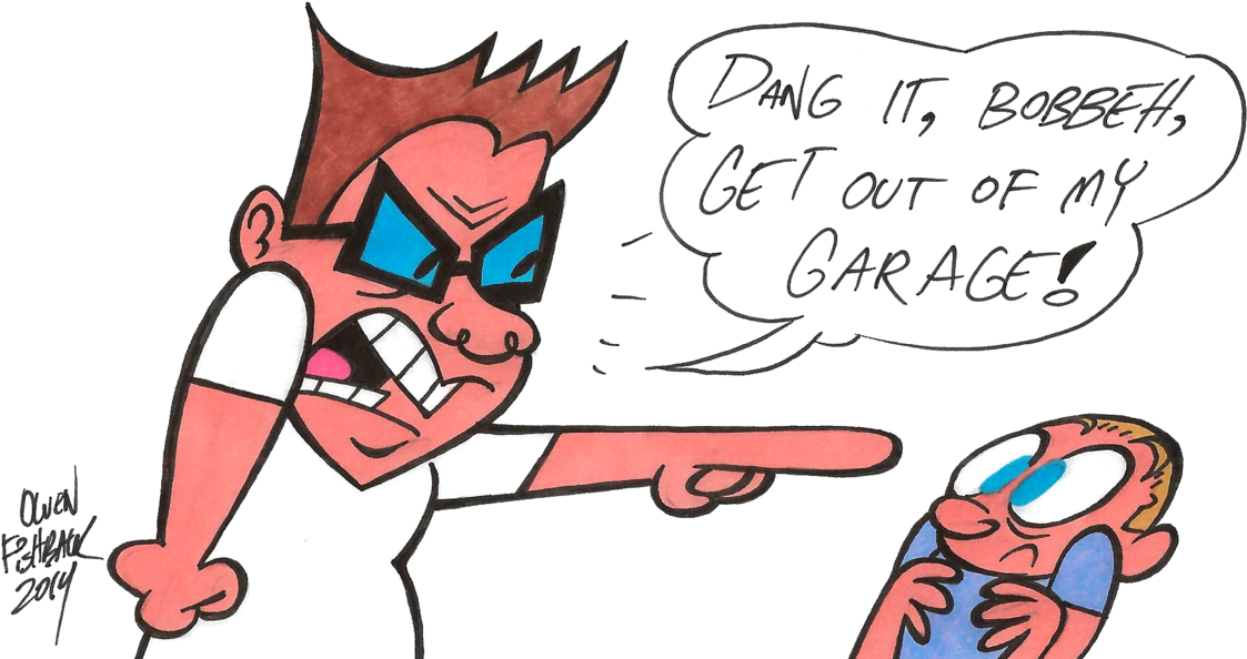 Hank's Garage By Lotusbandicoot - King Of The Hill Dexter's Laboratory (1195x669)