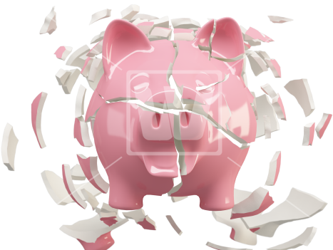 Png Piggy Bank Crash - Crash Piggy Bank (550x366)