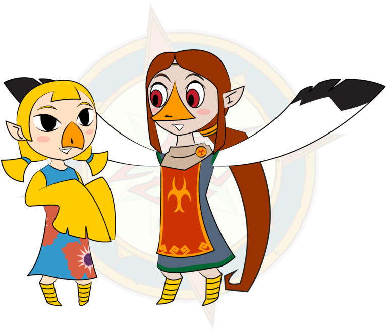 Learning To Be A Rito By Dragon-fangx - Medli Tf Tg (900x695)