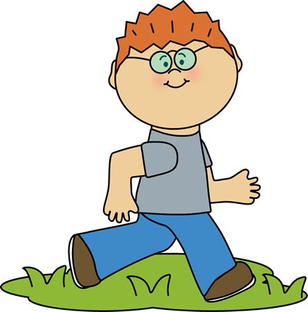 Pretty Boy Clip Arts Boy Running In Grass Clip Art - Clip Art Boy Running (445x450)
