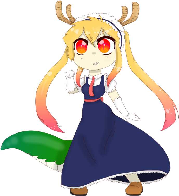 Dragon Maid By Sushpuppy - Cartoon (1000x800)