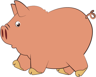 Piggy Vector - Domestic Pig (550x550)