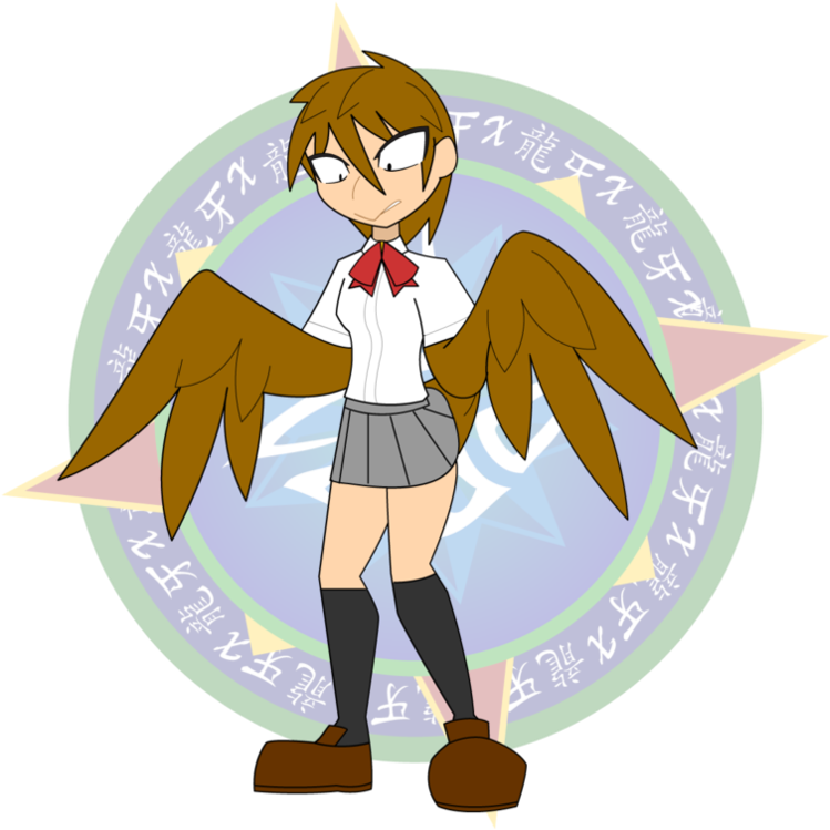 Feathered Wings By Dragon-fangx - Anime (1017x786)