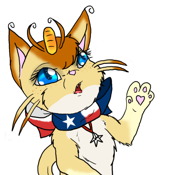 Meowth Taylor By Ask Texas Dragon - Cartoon (1024x683)