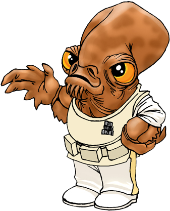 Depending On Your Location, Choose The Fastest Server - Star Wars Cartoon  Characters - (500x500) Png Clipart Download