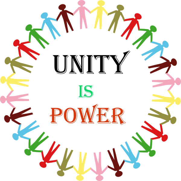 Clip Art Vector - We Are One Big Family (600x600)