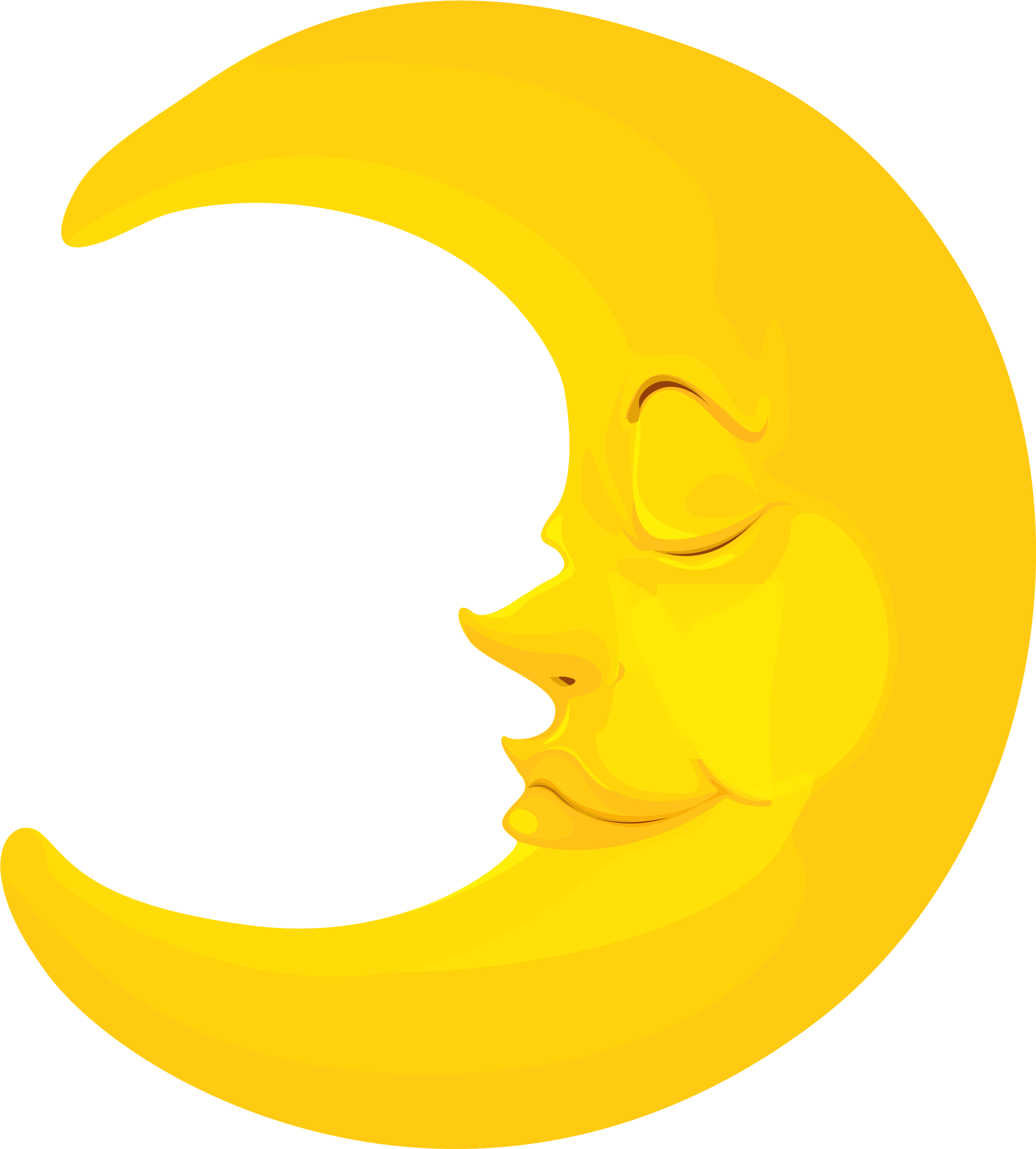 Moon Clipart - New York Times App Icon (3431x3845)