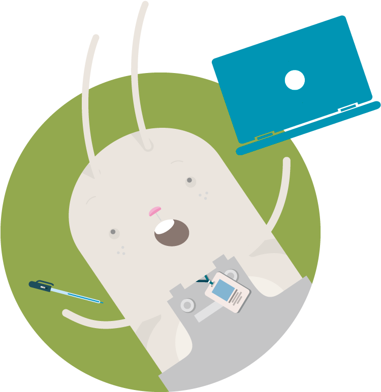 Illustration Tonik Laptop - Illustration (1200x1200)