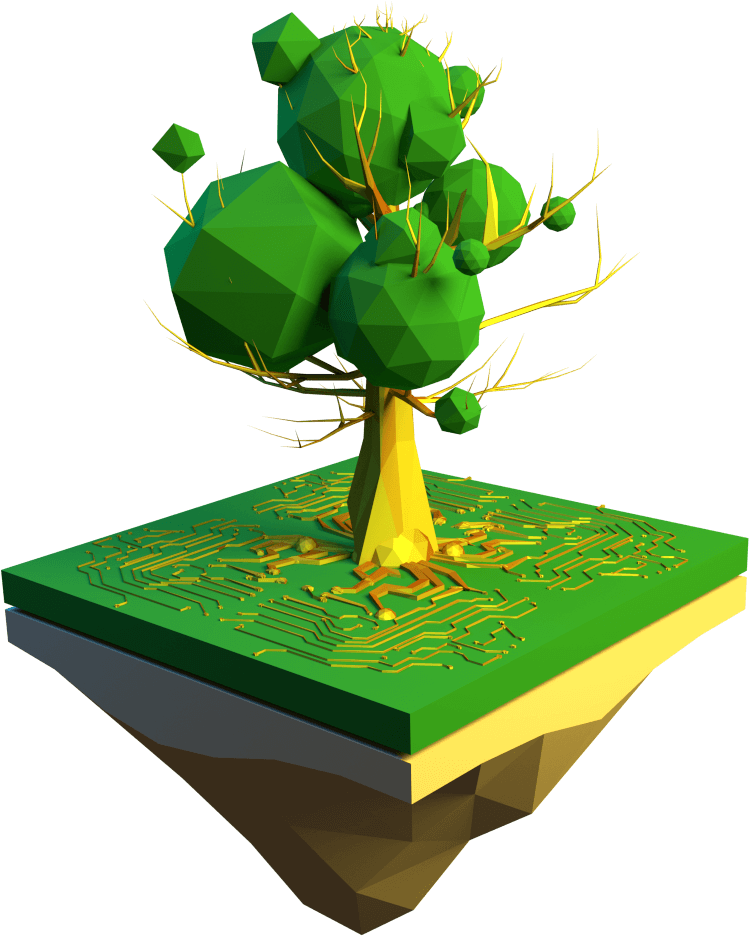 Prosar Illustration Tree - Illustration (1920x1080)