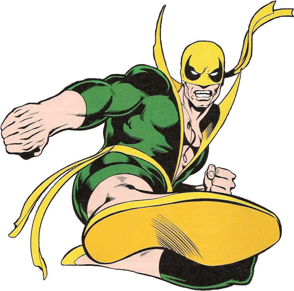 Fist Clipart Iron Fist - John Byrne Iron Fist (968x961)
