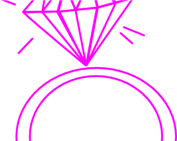 Diamond Clipart Pink Ring - Diamond Ring Clipart (640x480)