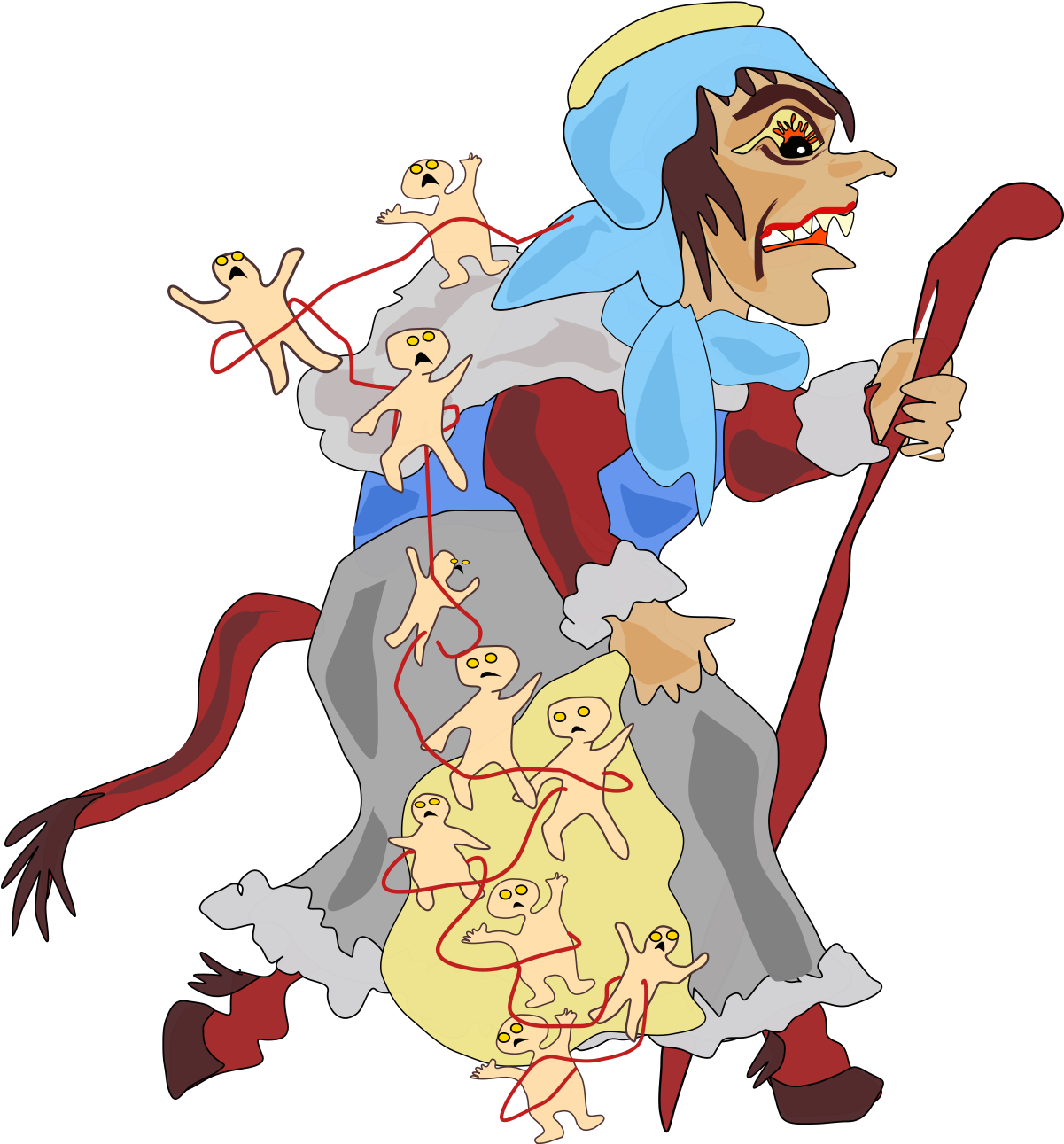 Creative Christingle Clip Art Medium Size - Grýla (1200x1305)