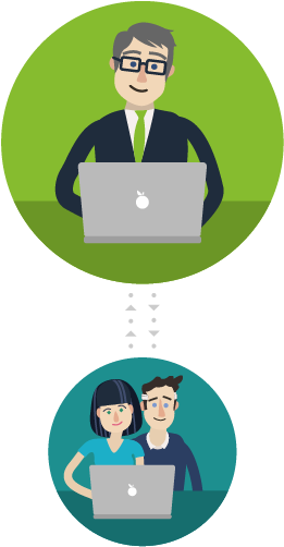 Work With Your Clients To Ensure A Better Financial - Cartoon (292x506)