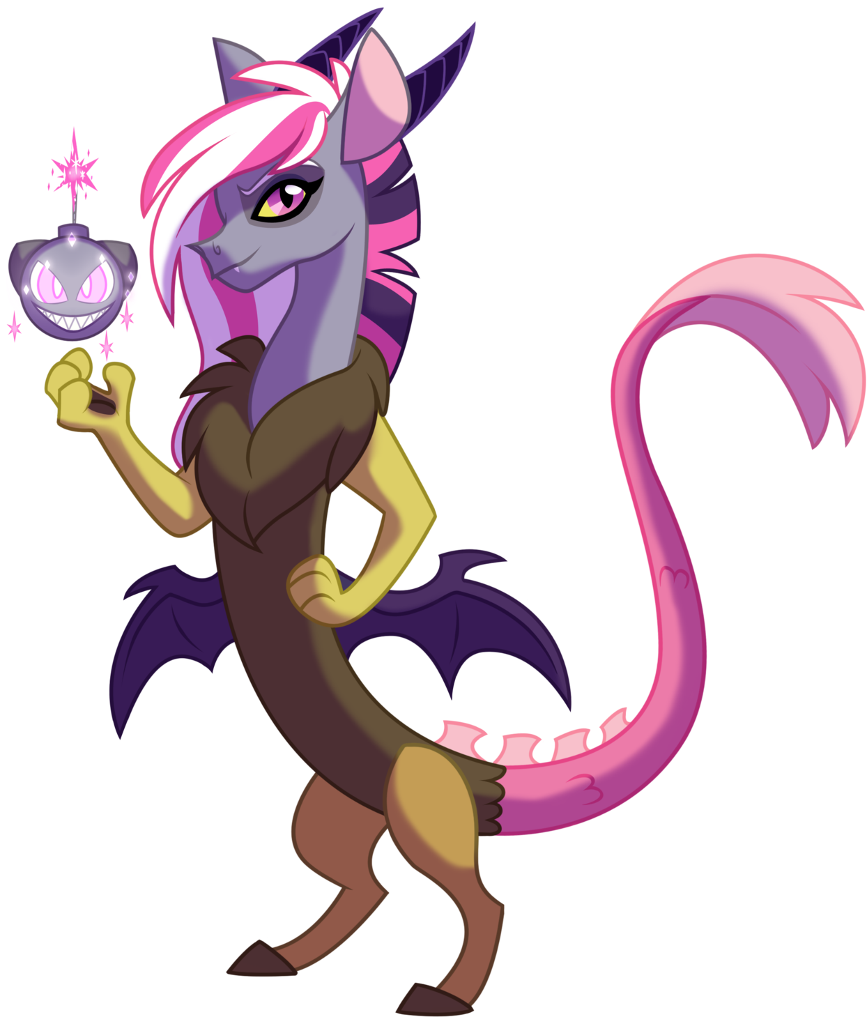 Twilight And Discord Daughter (1280x1550)