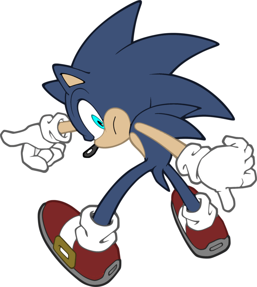 Super Sonic The Hedgehog (846x944)