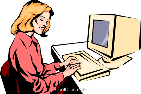 Woman Working - Woman Working Clipart Png (1062x700)