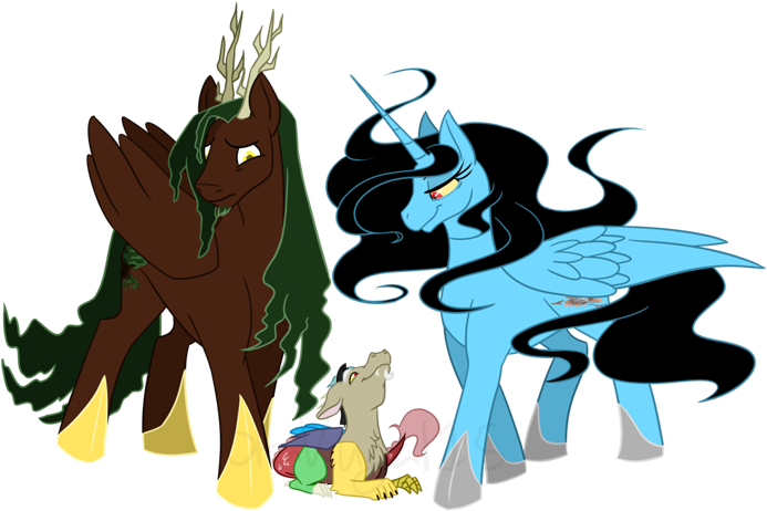 My Little Pony Arena » Forums » Creativity » Pony Art - My Little Pony Discord Family (720x478)
