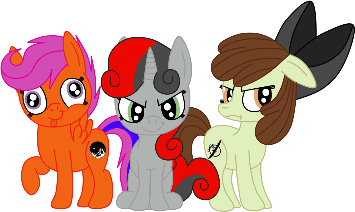 1154984 Apple Bloom Artist Squipycheetah Creepy Belle - Elements Of Insanity Cutie Marks (1280x768)