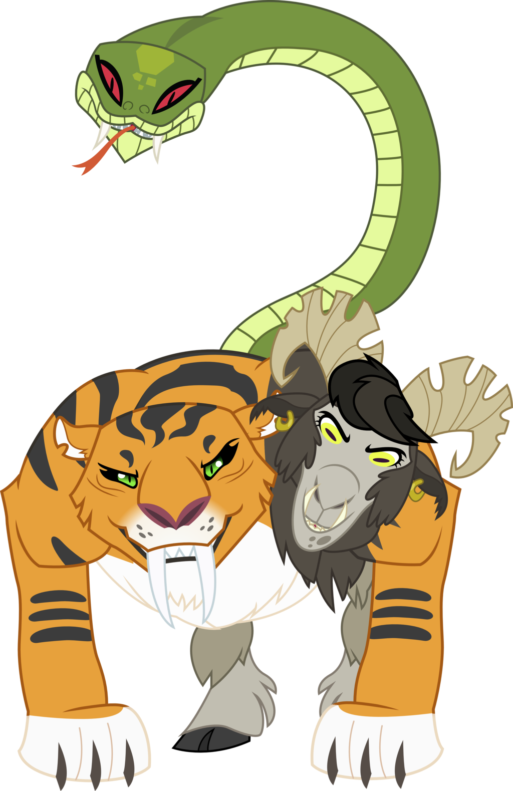 Mlp Chimera By Theshadowstone - Cerberus My Little Pony (1024x1579)