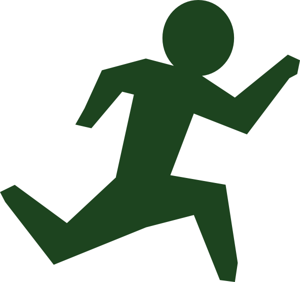 Stick Figure Running Png (600x564)