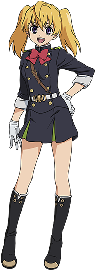 Black Demon Owari No Seraph Shiho Pictures To Pin On - Mitsuba Owari No Seraph (348x530)