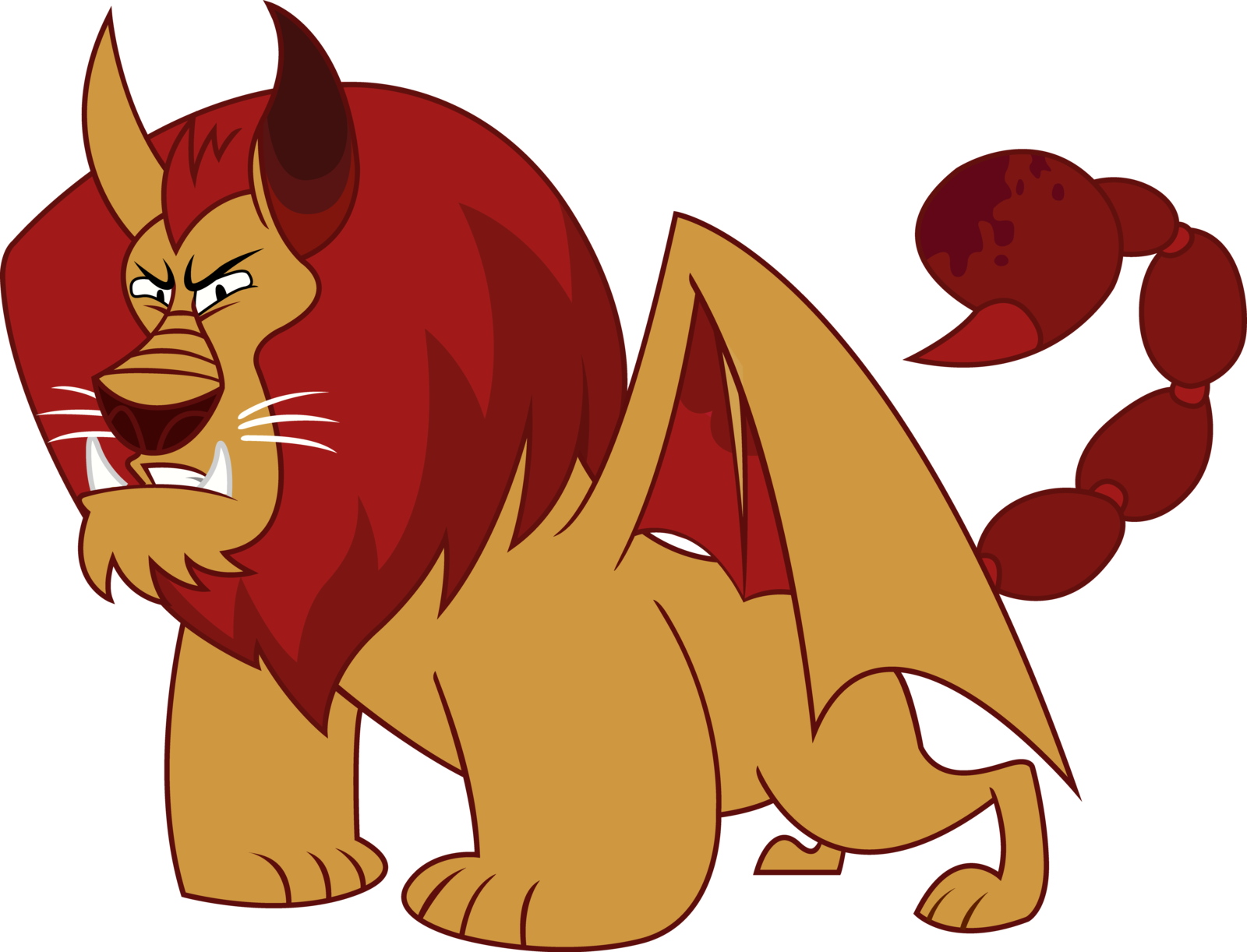 Manticore Mlp - My Little Pony Manticore - (1600x1222) Png Clipart Download...