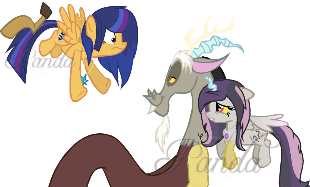 Discord ''butting'' In - My Little Pony Discord Daughter (1024x616)