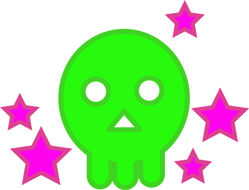 Skull - Skull Cutie Mark (500x383)