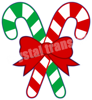 Candy Cane Clipart Monogram - Candy Cane Clip Art (416x416)