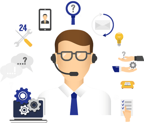 Contact A Customer Support Agent Today - Customer (467x400)