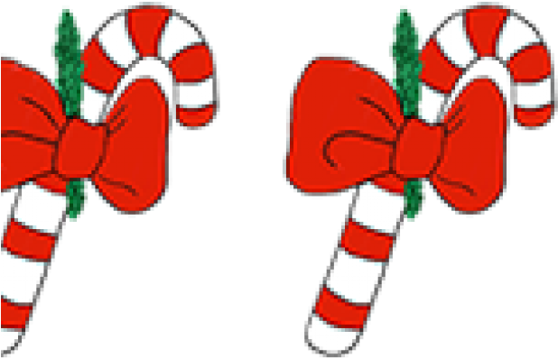 Candy Cane Clipart Divider - Candy Cane Clipart Divider (640x480)