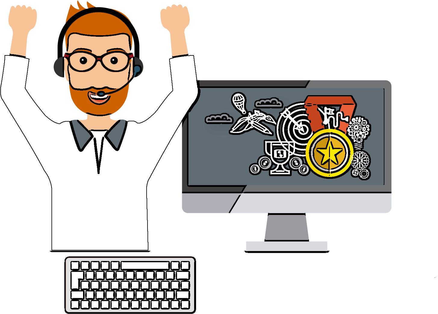 Monitor Your Interactions Across Any Communication - Cartoon (1606x1089)