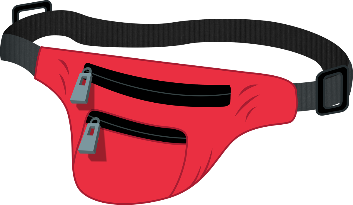 A Symbol For Tourists, Nineties-worshipping Hipsters, - Fanny Pack Clipart Png (1200x699)