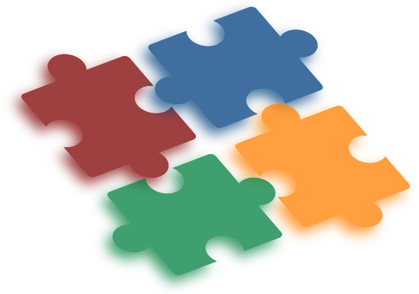 This Free Clip Arts Design Of Puzzle Pieces - Puzzleteile Transparent (600x428)