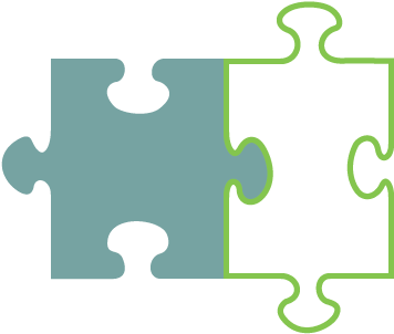 Private-public Partnership - Two Puzzle Icon Png (500x350)