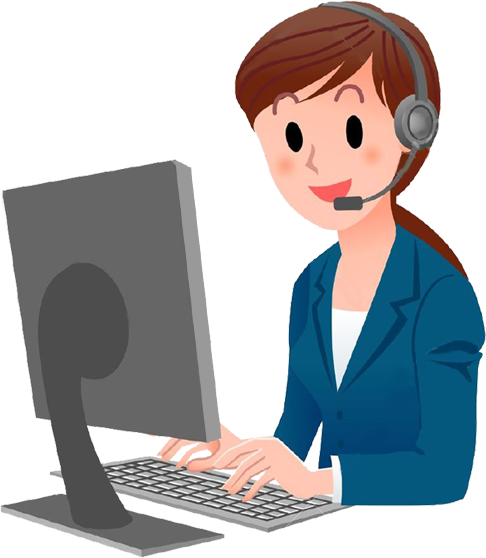 The Best Ever Friendly Customer Service - Customer Service Officer Cartoon (486x558)