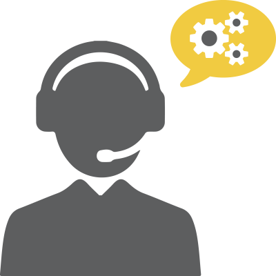 End User Support Icon - Call Center Icon Png (400x400)