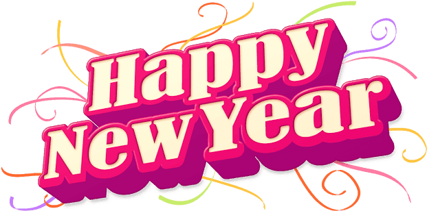 Happy New Year 2018 Clipart, Download Free New Year - Happy New Year Png Text (1024x516)