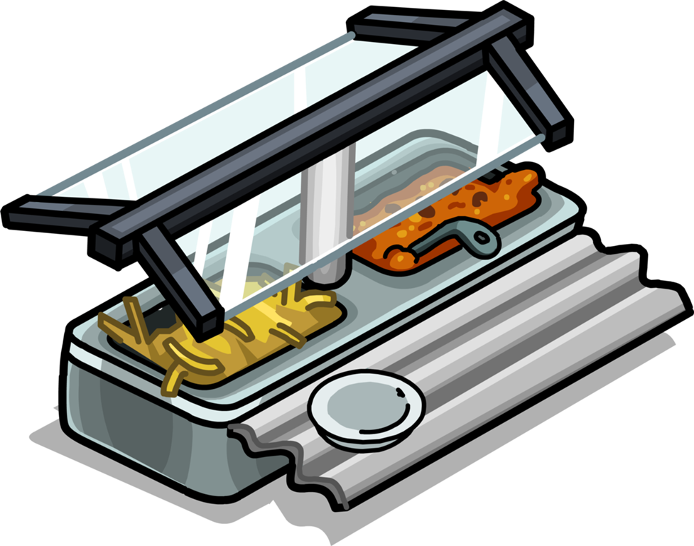 Club Penguin Igloo Cafeteria Clip Art - Club Penguin Igloo Cafeteria Clip Art (977x768)