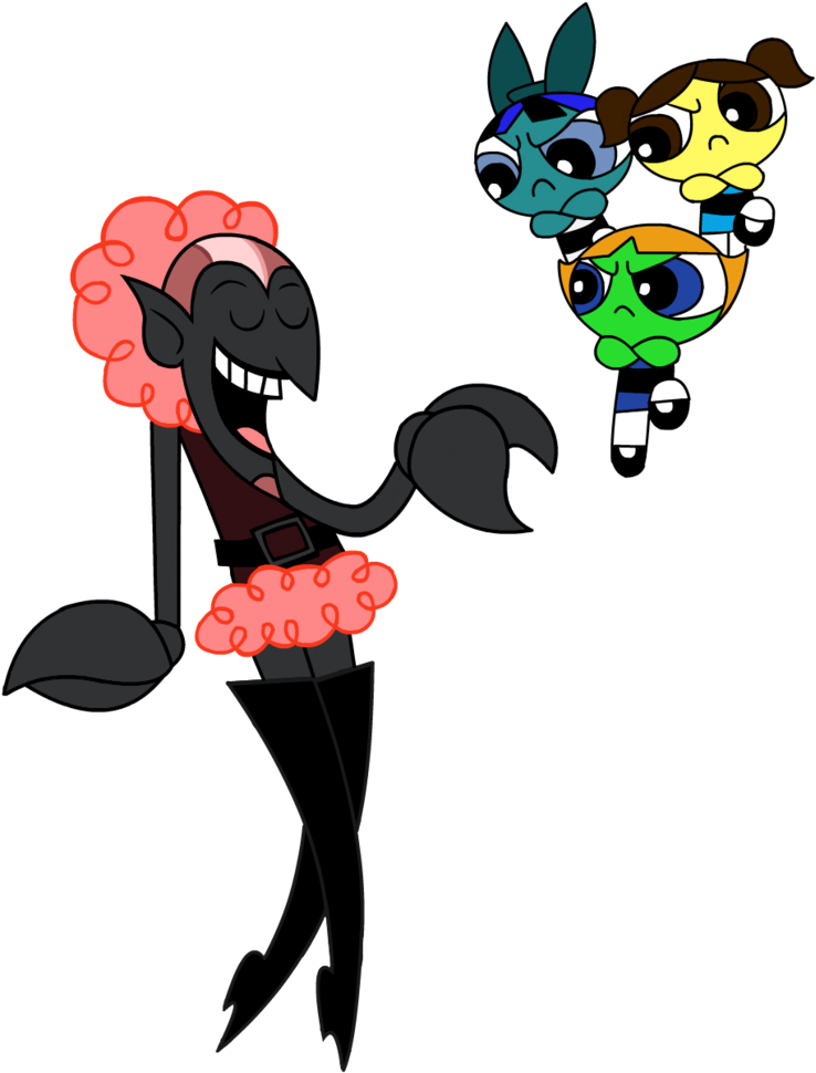Fngr Him And Ppg By Keychi-fim - Drawing (787x1016)