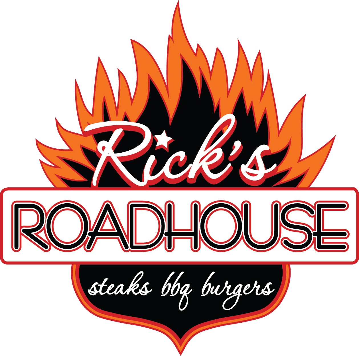 Rick's Roadhouse - Graphic Design (1259x1250)