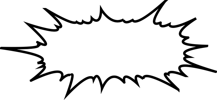 吹き出し Comic Anime Cartoon Cloud Speech Bubb - Balão De Quadrinhos Png (738x340)