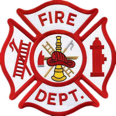 Related For Fire Department Emblem Clip Art - Generic Fire Department Logo (387x388)