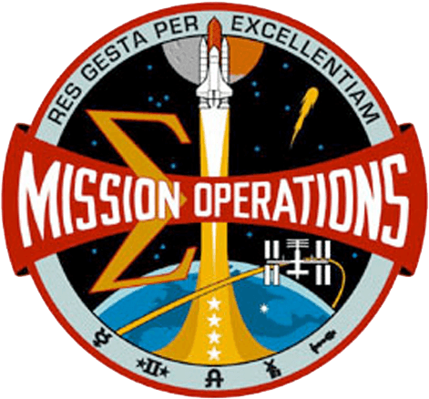 The Emblem As Depicted In The Updated Version Incorporates - Space Shuttle Missions Summary (500x500)