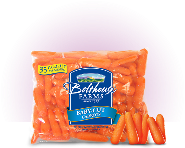 Bolthouse Farms - Carrots - Bag Of Baby Carrots (602x556)