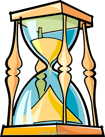 Hourglass - Clip Art (370x480)